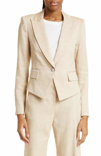 Veronica Beard Hosanna Linen Blend Dickey Jacket