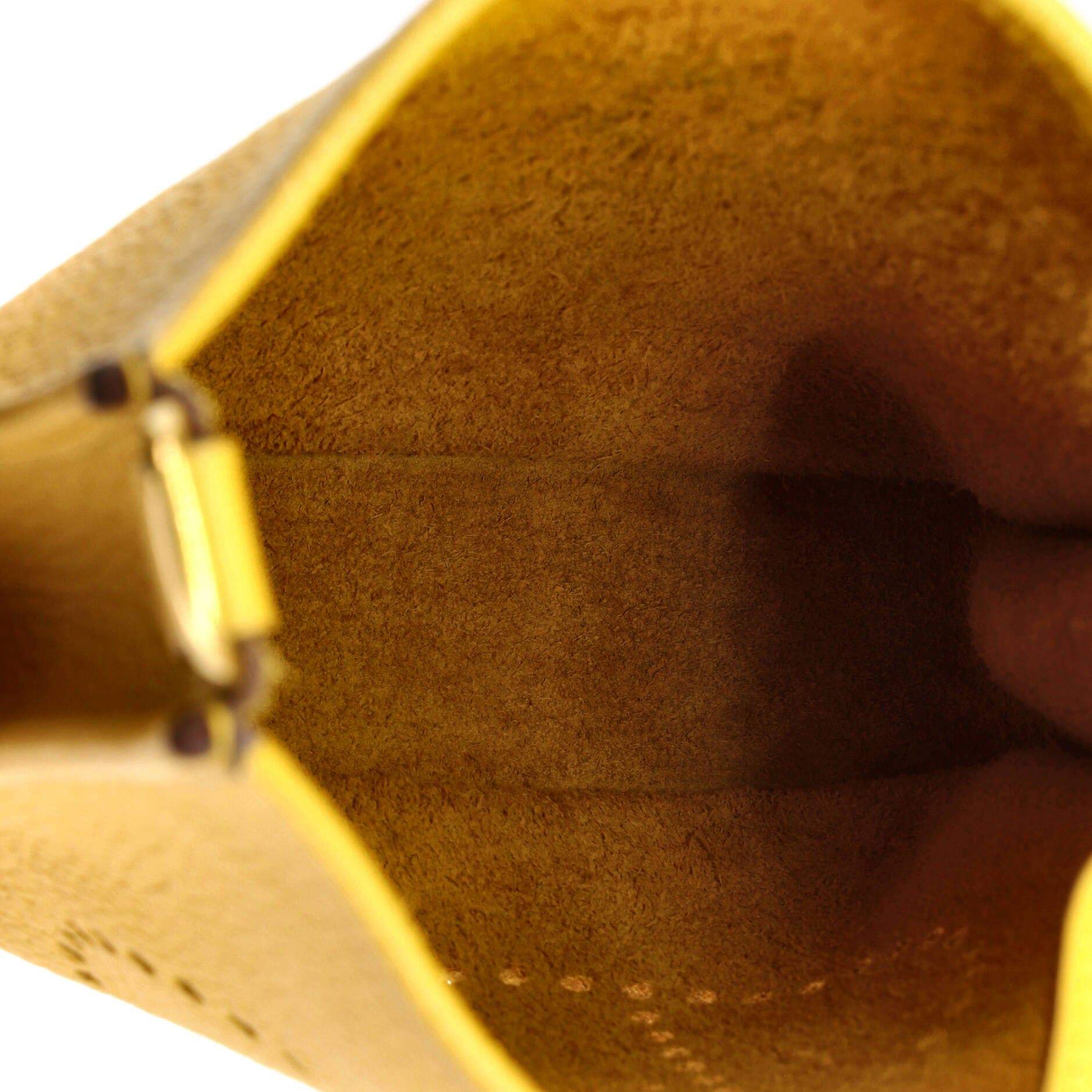 Pre-Owned Hermes Evelyne Bag Gen III Clemence TPM, Alternate, color, Jaune Ambre