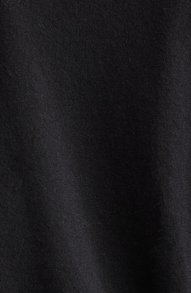 LOULOU DE SAISON Angus Cashmere Crewneck Sweater, Alternate, color, Black