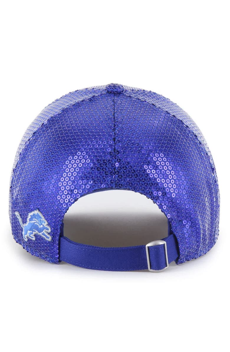 '47 Women's '47  Blue Detroit Lions Dazzle Clean Up Adjustable Hat, Alternate, color, Blue