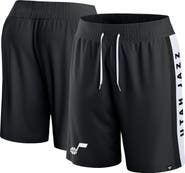 FANATICS Men's Fanatics Branded Black Utah Jazz Referee Iconic Mesh Shorts