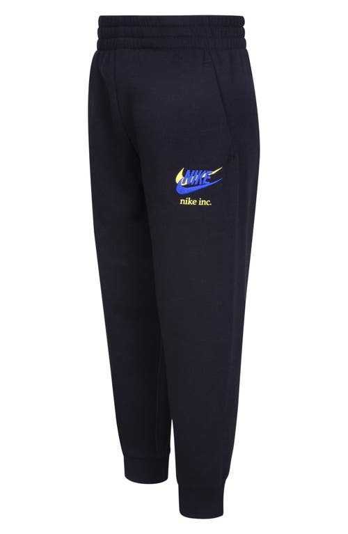 Nike Kids' Icon Fleece Joggers In Black