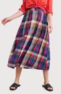Seasalt Cornwall Jamboree Organic Cotton Chambray Midi Skirt