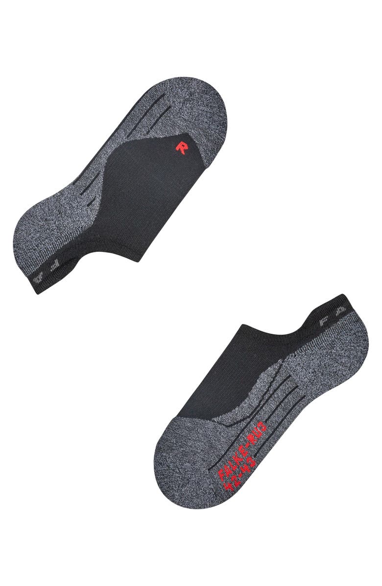 Falke RU3 Comfort Invisible Running Socks, Alternate, color, Black-Mix