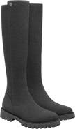 VIVAIA Filipa Round-Toe Stretchy Wool Knee-High Boots