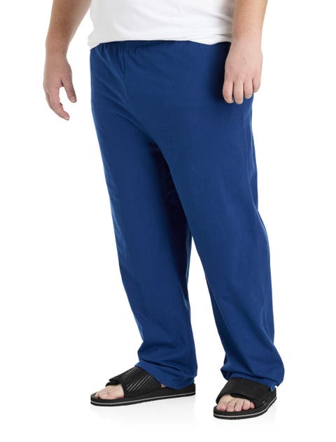 Big & Tall Open-Hemmed Jersey Pants