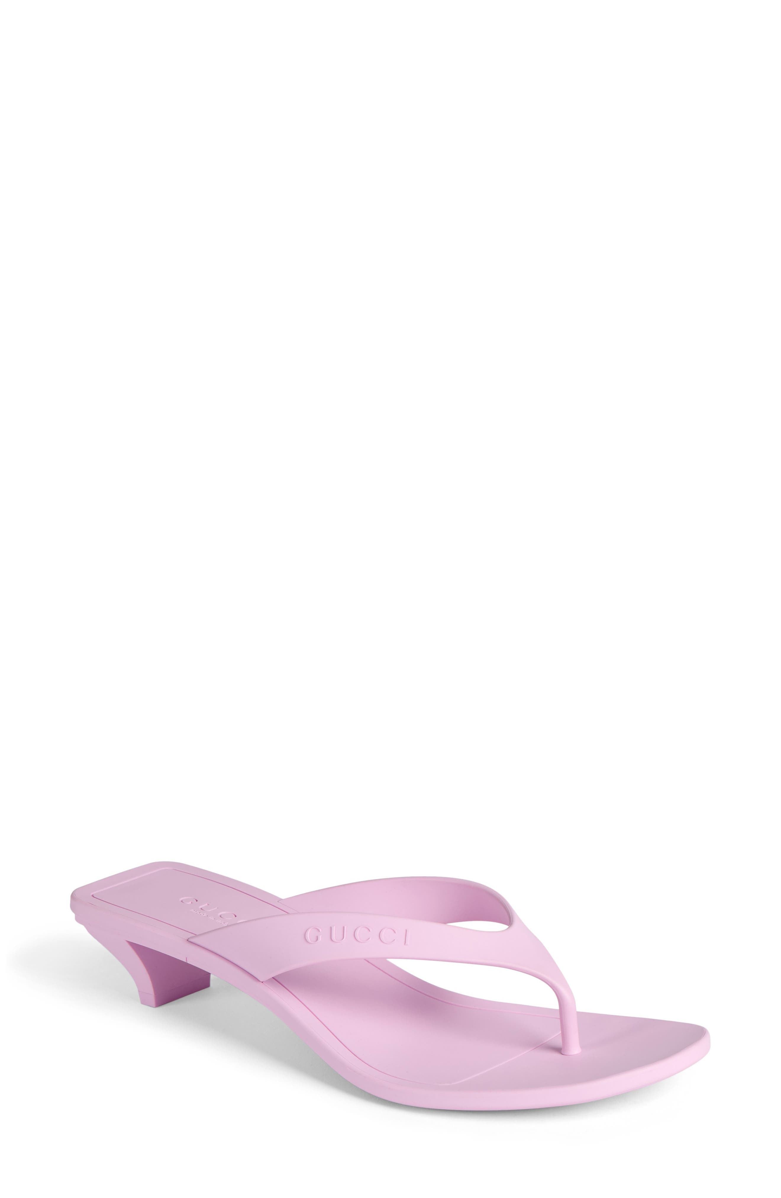 Kitten Heel Jelly Slide Sandal - image 5