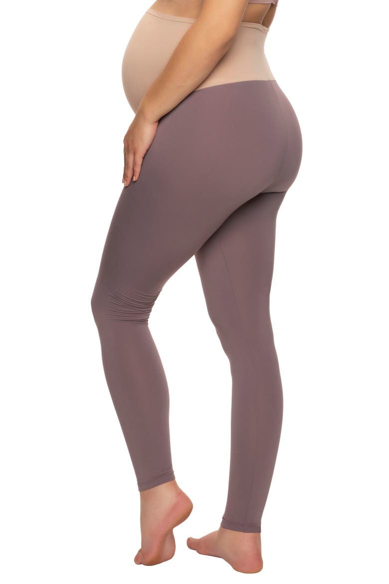 Velvety Soft Maternity Leggings 2 Pack, Alternate, color, SPARROW/ LEAD
