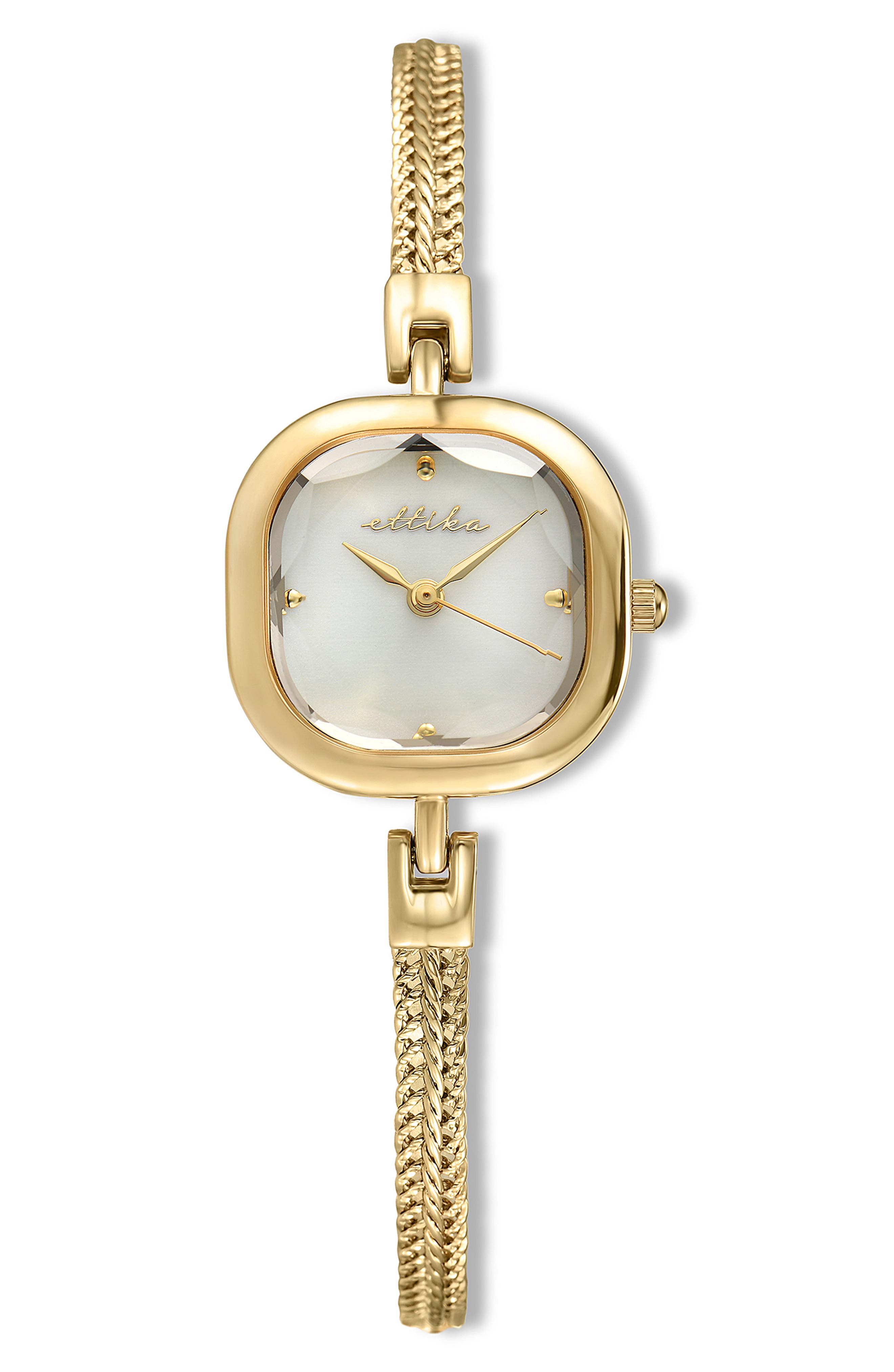 Ettika Petite Square Bracelet Watch, 22mm x 22mm