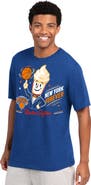 STARTER Men's Starter Royal New York Knicks Mister Softee Prime Time T-Shirt