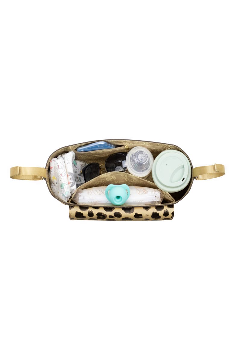 TWELVElittle Peekaboo Stroller Caddy, Alternate, color, Leopard