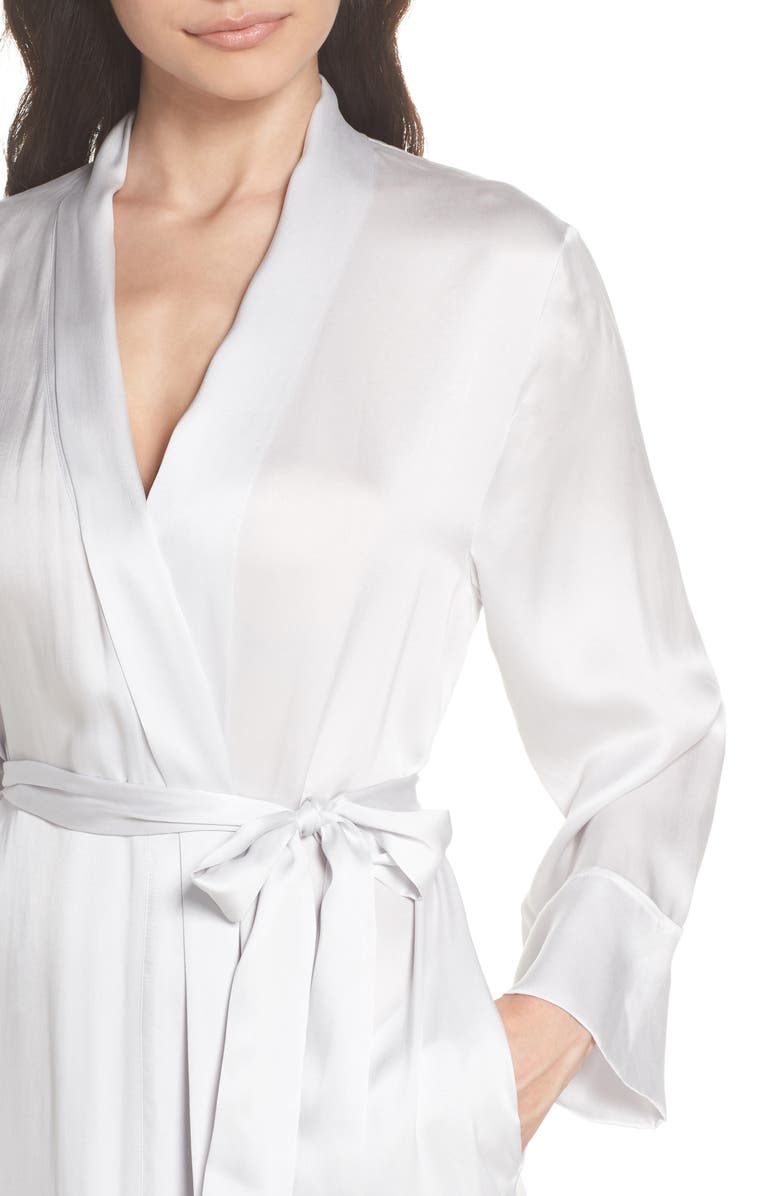 Papinelle Silk Robe, Alternate, color,
