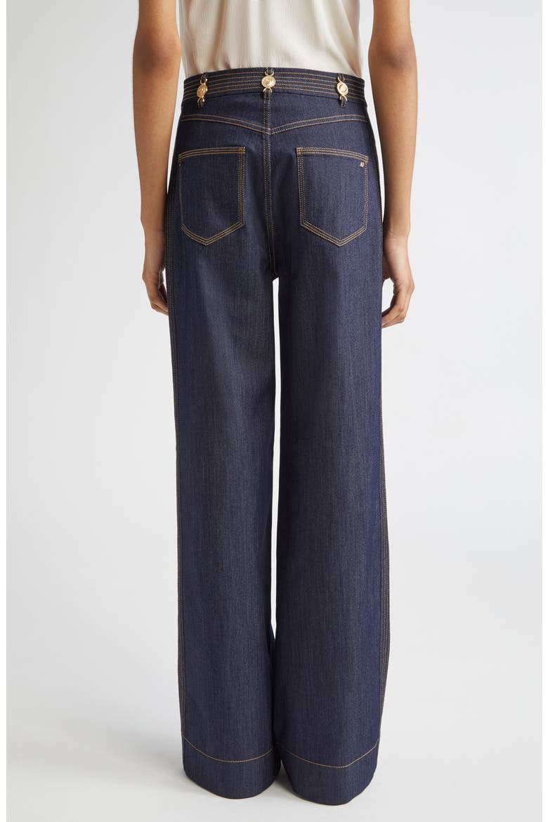 Bev High Waist Flare Leg Jeans, Alternate, color, INDIGO