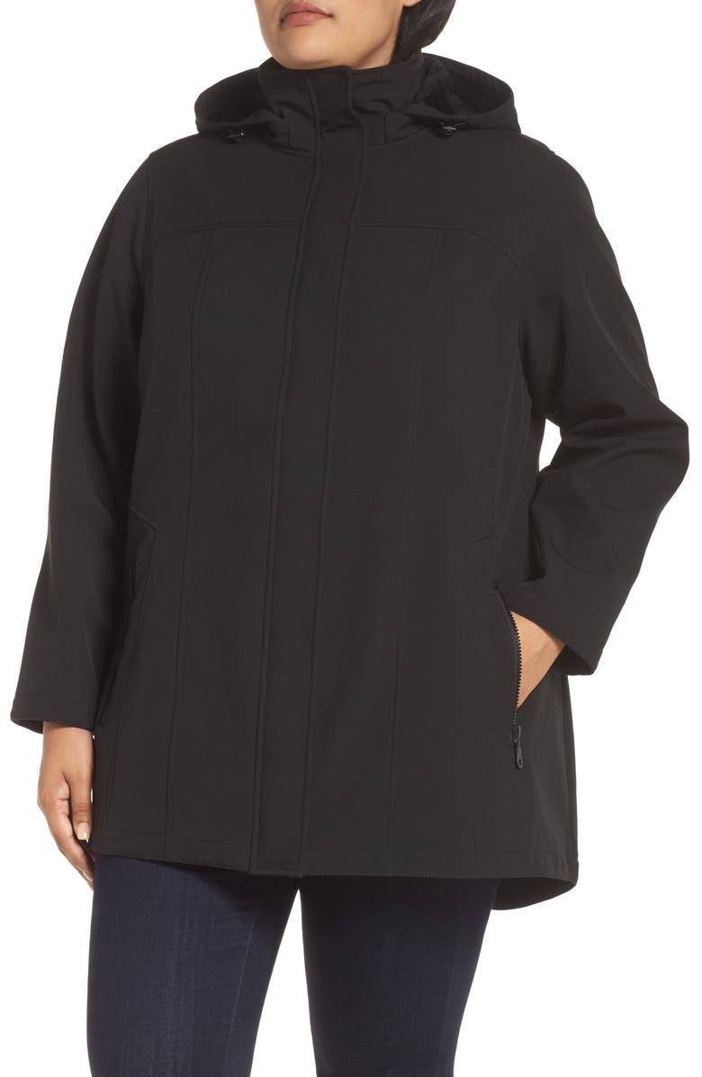 Kristen Blake Hooded Soft Shell Jacket, Alternate, color,