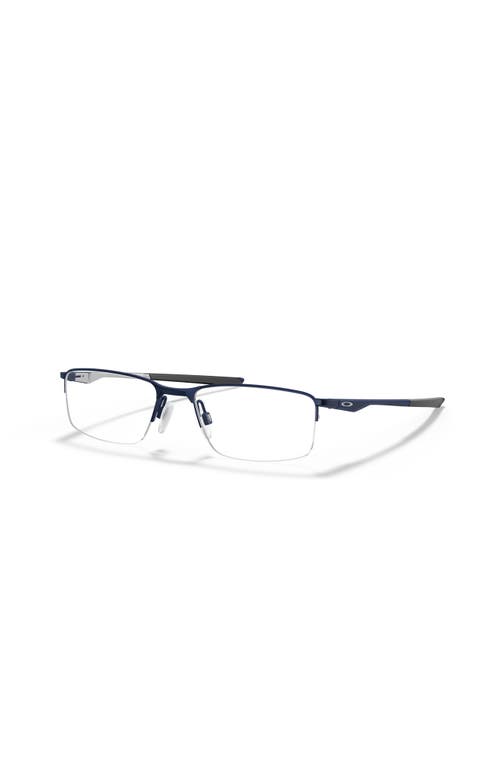 Oakley 53mm Rectangle Optical Glasses In Blue