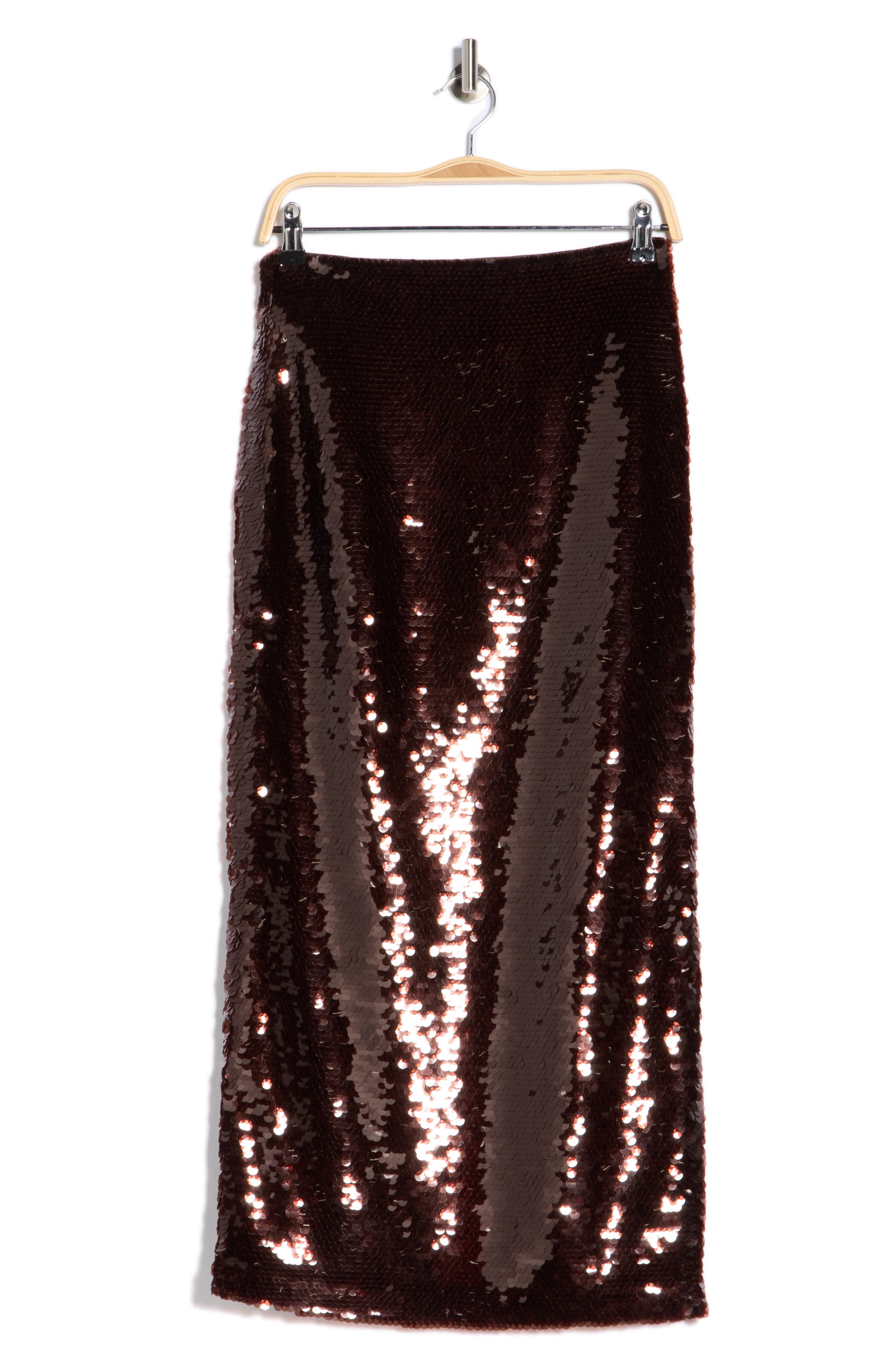 TWP Skylie Sequin Pencil Skirt
