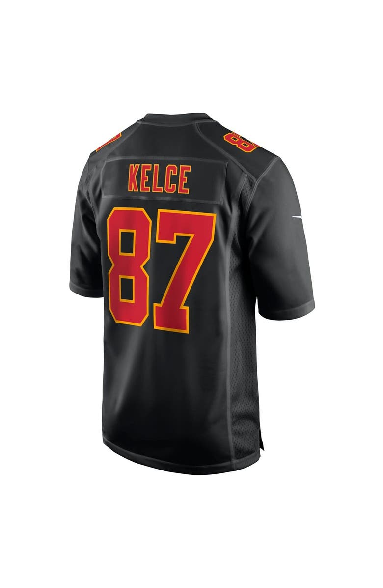 Nike Men
s Nike Travis Kelce Carbon Black Kansas City Chiefs Super Bowl LIX Fashion Game Jersey, Alternate, color, 
