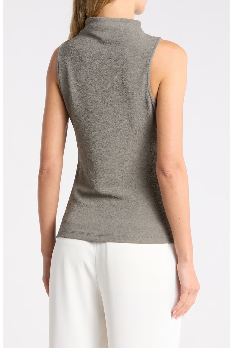 Textured Boat Neck Sleeveless Top, Alternate, color, BASIL