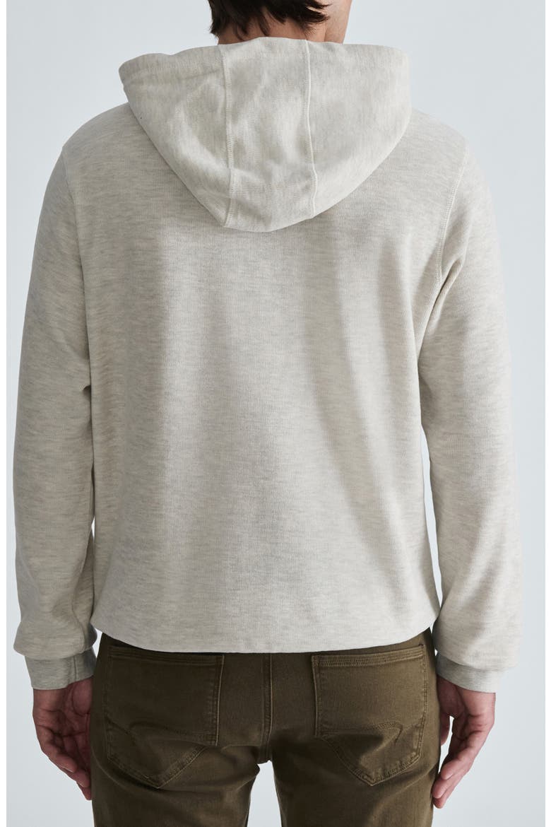 Cotton Blend Hoodie, Alternate, color, GREY MELANGE