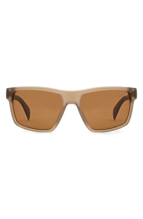 58mm Rectangular Sunglasses