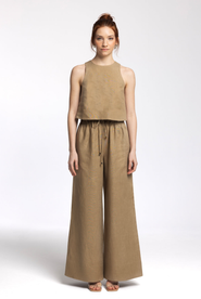 Monlicia Ciel 100% Linen Pant