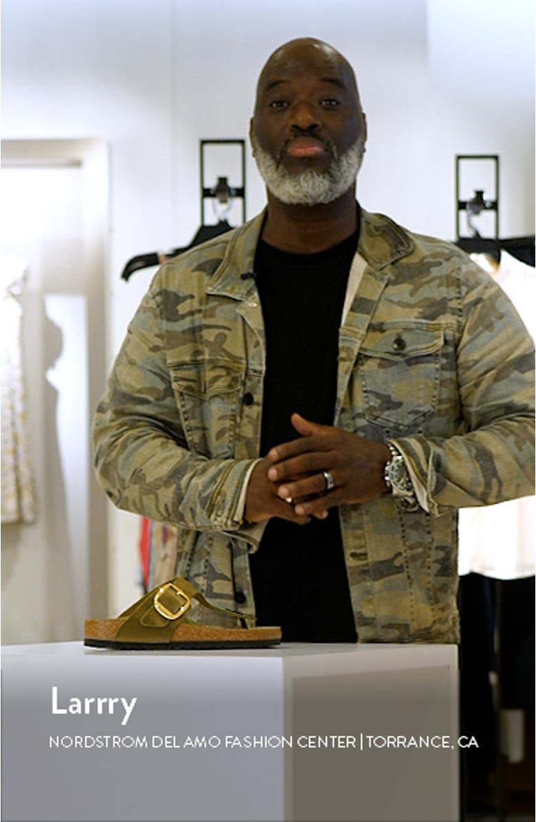 Gizeh Big Buckle Slide Sandal, sales video thumbnail