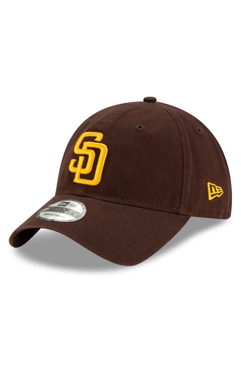 New Era Men's New Era Brown San Diego Padres 2025 MLB Postseason Side Patch 9TWENTY Adjustable Hat, Alternate, color, Brown