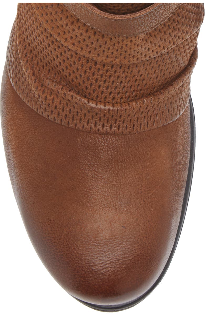 Miz Mooz Suzy Scrunch Leather Boot, Alternate, color, Hazelnut