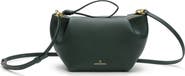 LA PORTEGNA Martita Small Leather Clutch Bag With Shoulder Strap