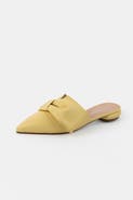 BELLS & BECKS Ana Pointy Toe Mule with Bow