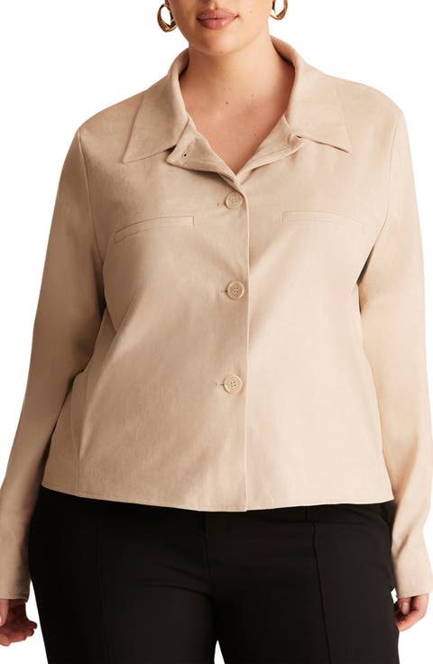 Rowan Faux Suede Jacket