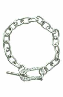 OLIVIA WELLES Krystal Toggle Bracelet