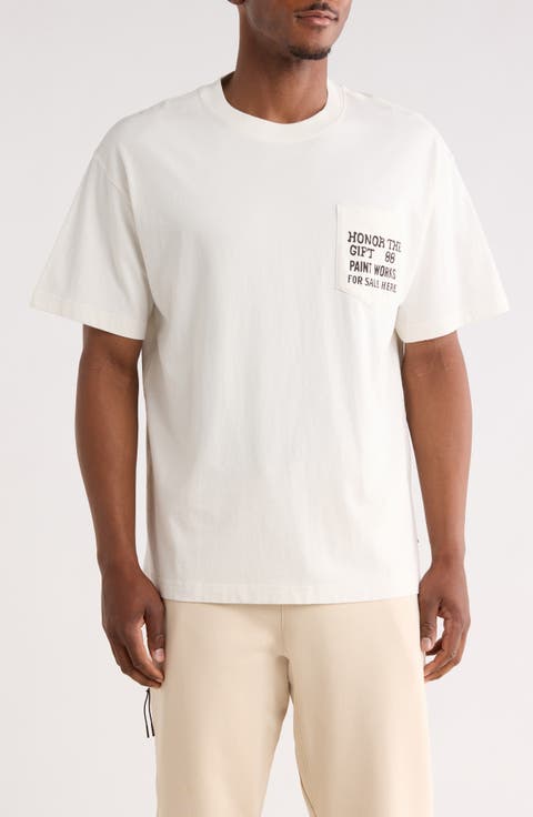 Paint Works Graphic Pocket T-Shirt