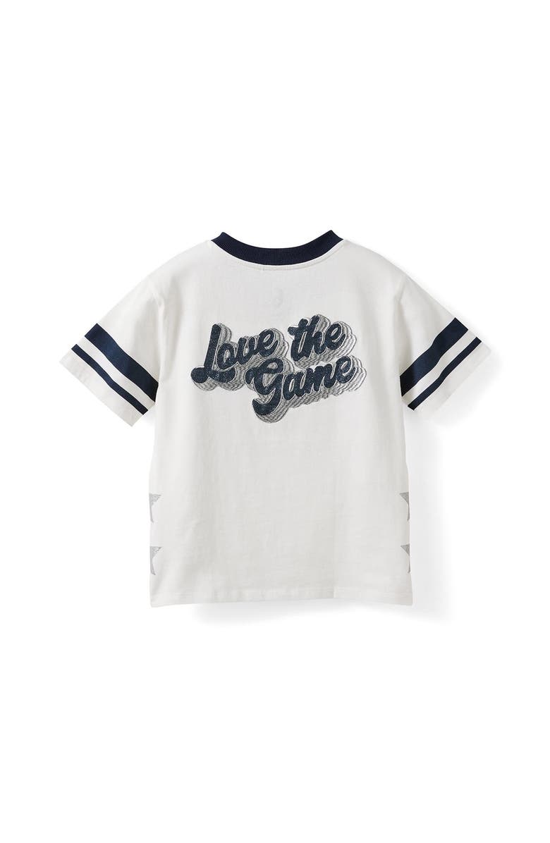 Cotton On Kids Kid's Livvy Lux Short Sleeve Tee, Alternate, color, Vanilla Love The Game