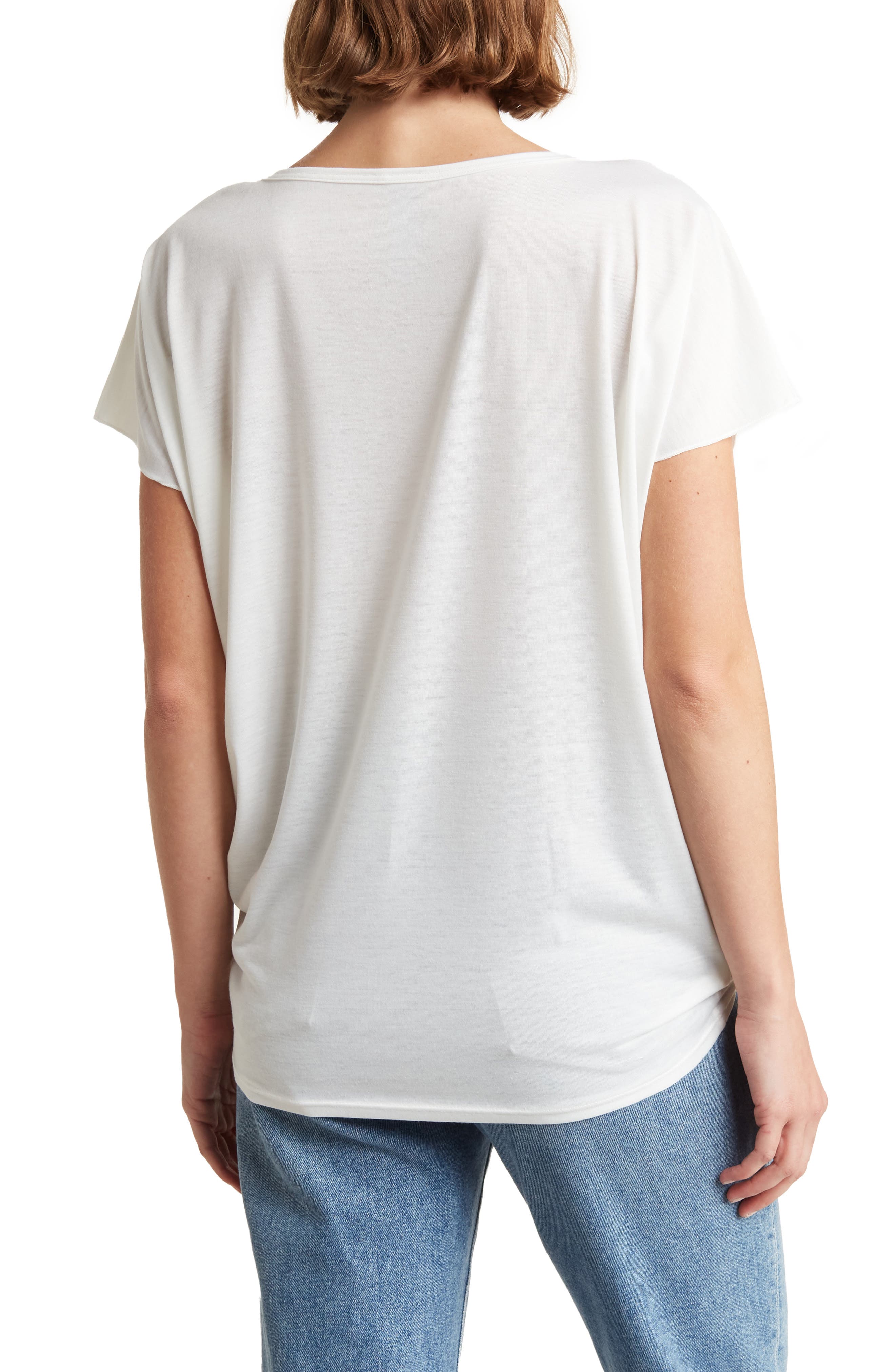 Patterned Dolman Sleeve T-Shirt - image 2