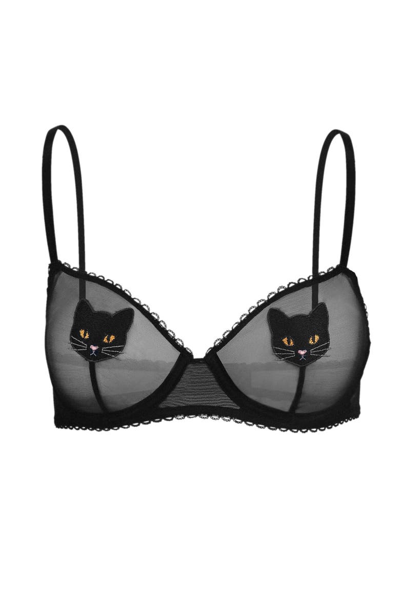 Adore Me Alyshia Unlined Demi Bra, Alternate, color,