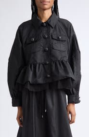 Cinq à Sept Margot Ruffle Hem Jacket