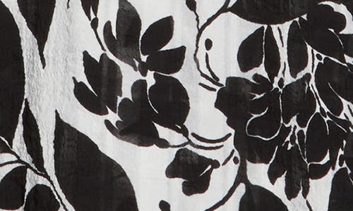Renee C Floral Tie Sleeve Top