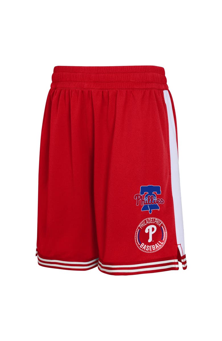 Outerstuff Youth  Red Philadelphia Phillies Infielder Shorts, Alternate, color, Red