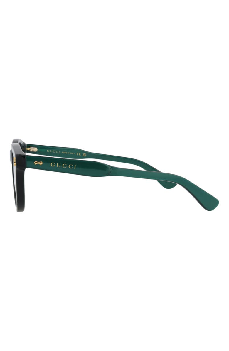 Gucci 48mm Round Optical Frames, Alternate, color,