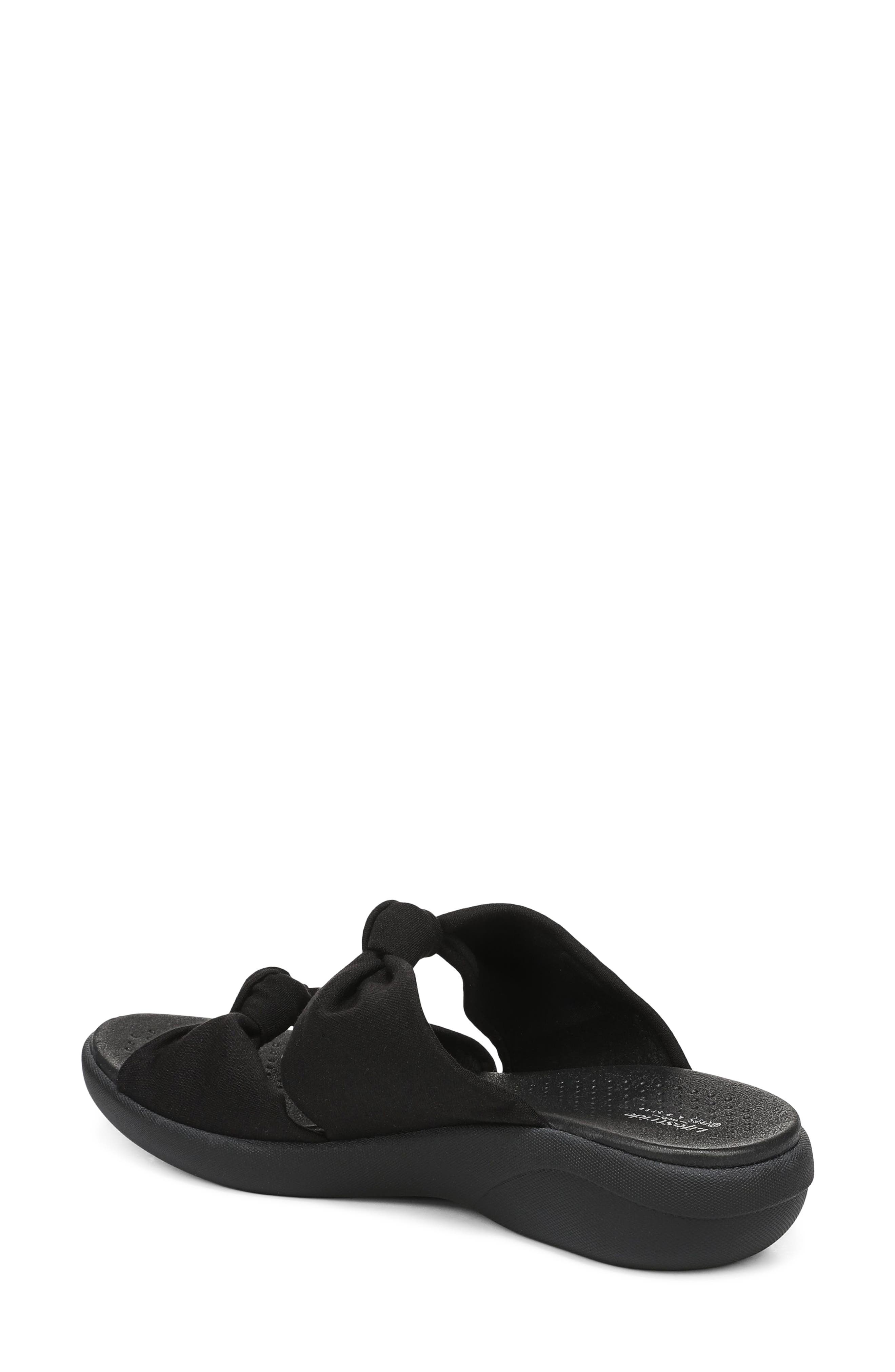 LifeStride Caring Slide Sandal, Alternate, color, Black