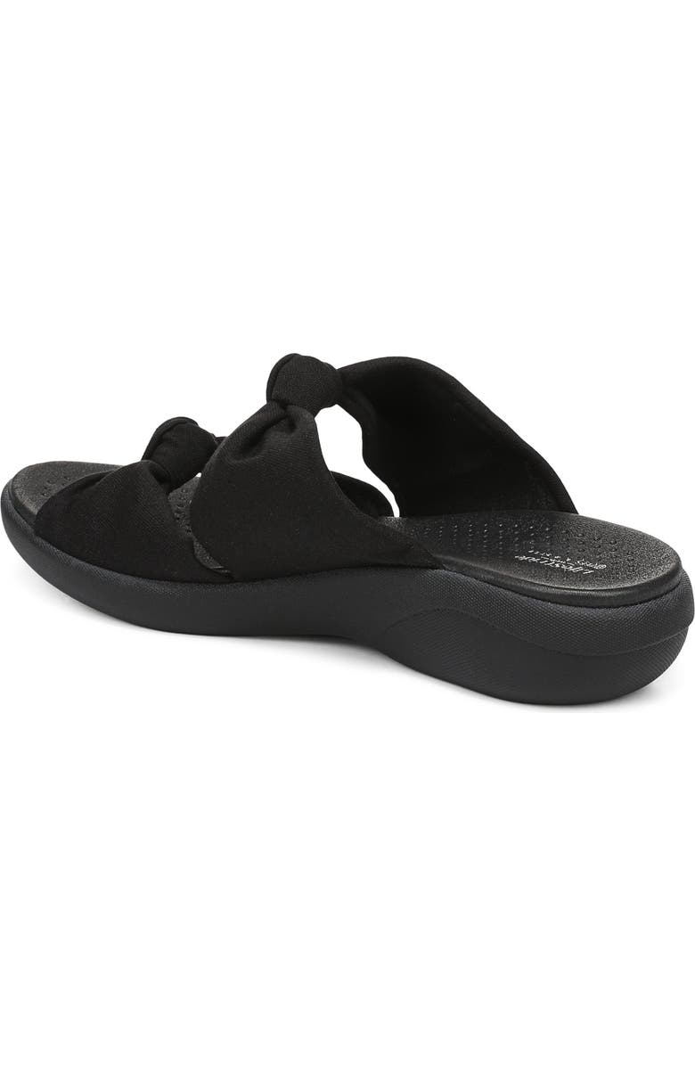 LifeStride Caring Slide Sandal, Alternate, color, Black