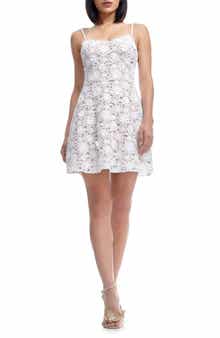 Dress the Population Ayla Floral Embroidered Minidress