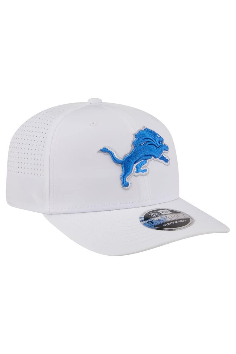 Men's New Era White Detroit Lions Name Plate 9SEVENTY Adjustable Hat, Alternate, color, White