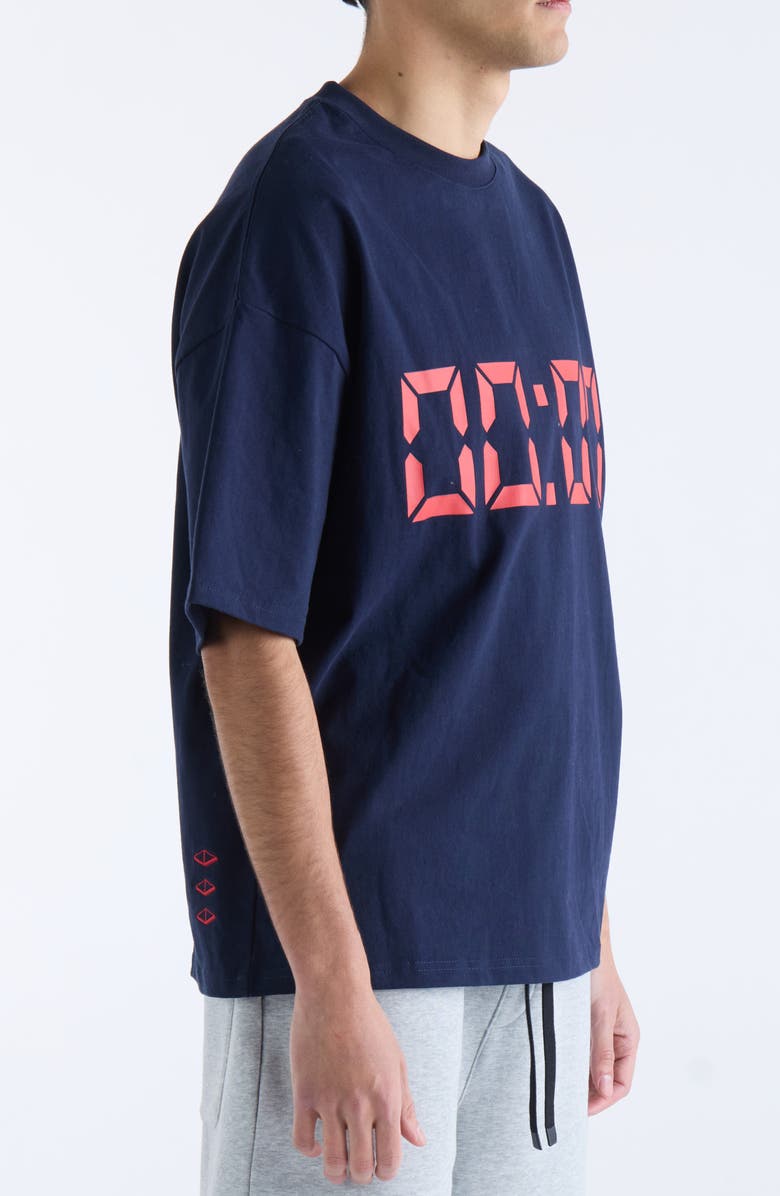 VOUSETI Us Against Time Cotton Graphic T-Shirt, Alternate, color, 