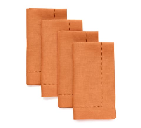 Linen Dinner Napkins - Classic Hemstitch, 20" x 20" Inch