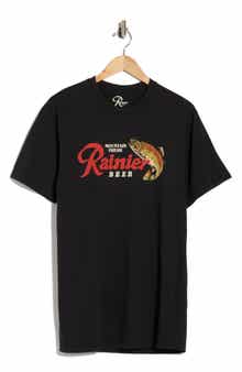 Rainier Brew Fish Cotton Graphic T-Shirt