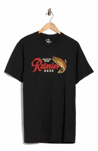Rainier Brew Fish Cotton Graphic T-Shirt