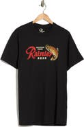 American Needle Rainier Brew Fish Cotton Graphic T-Shirt