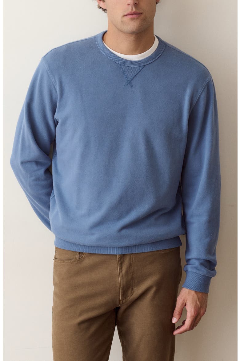 Cloud 9 Terry Relaxed Crewneck Sweatshirt, Main, color, COPEN BLUE